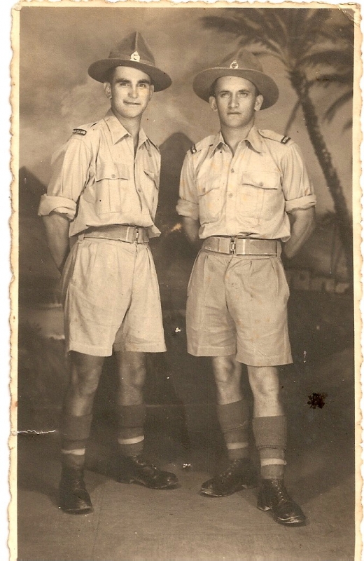 In Egypt William Macken (right) unknown on the left.