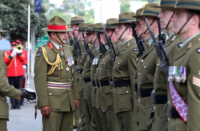Governor General inspects the Royal Guard