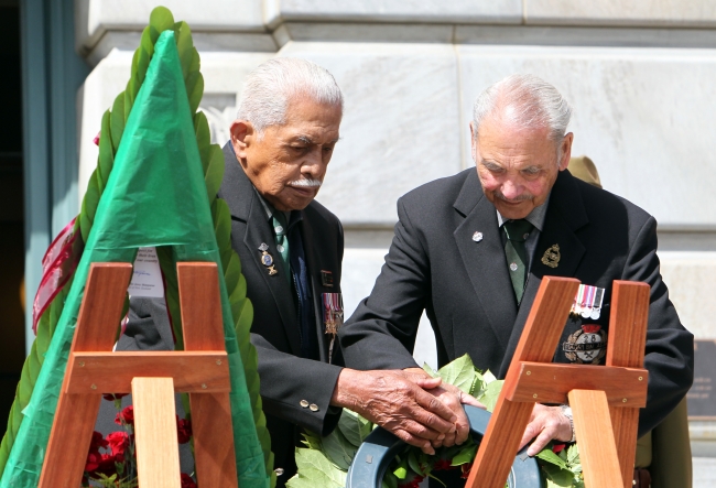 B Company wreath