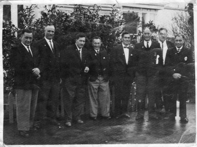 Reunion photo,possibly taken in Palmerston North c.1967/68