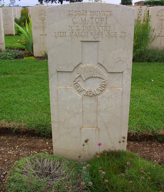 Grave of C M Topi