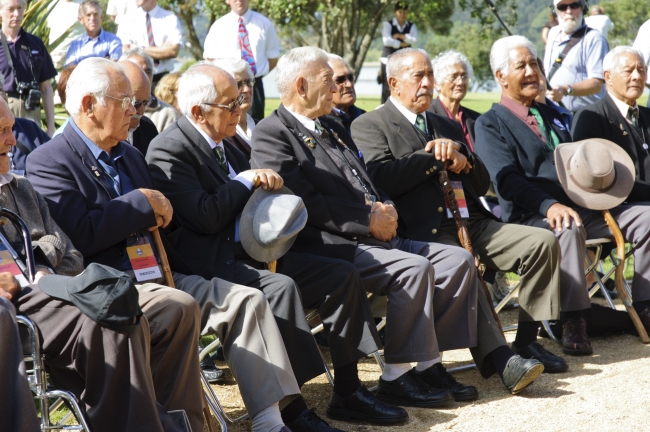 Veterans at Waitangi