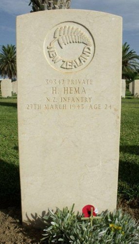 Harry Hema's grave