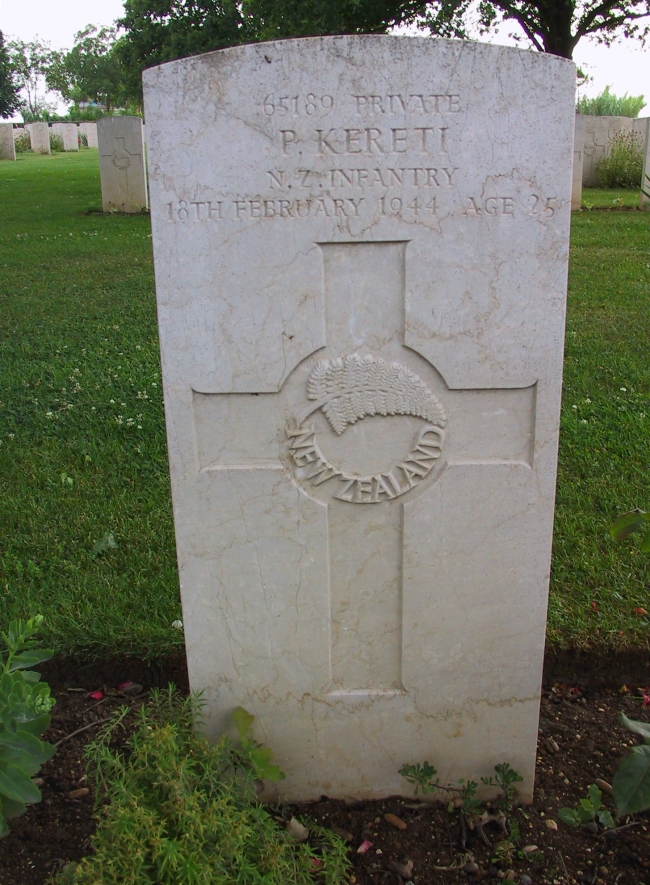 Patrick Kereti's grave