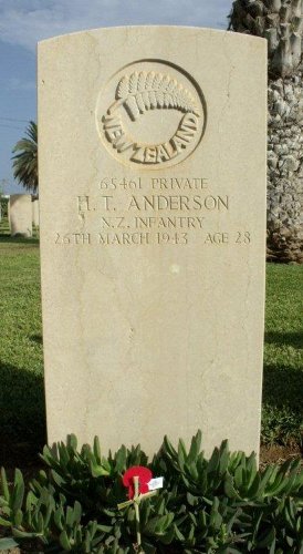 Henry Toki Anderson's grave