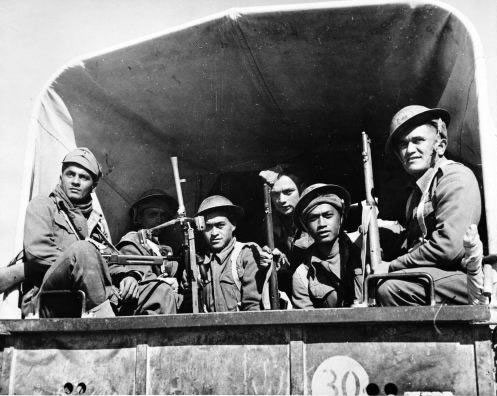 Soldiers from A Company, Egypt, 1942