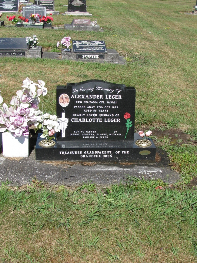 Corporal Alexander LEGER 26514