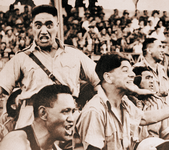 Rousing B Coy haka, Rotorua
