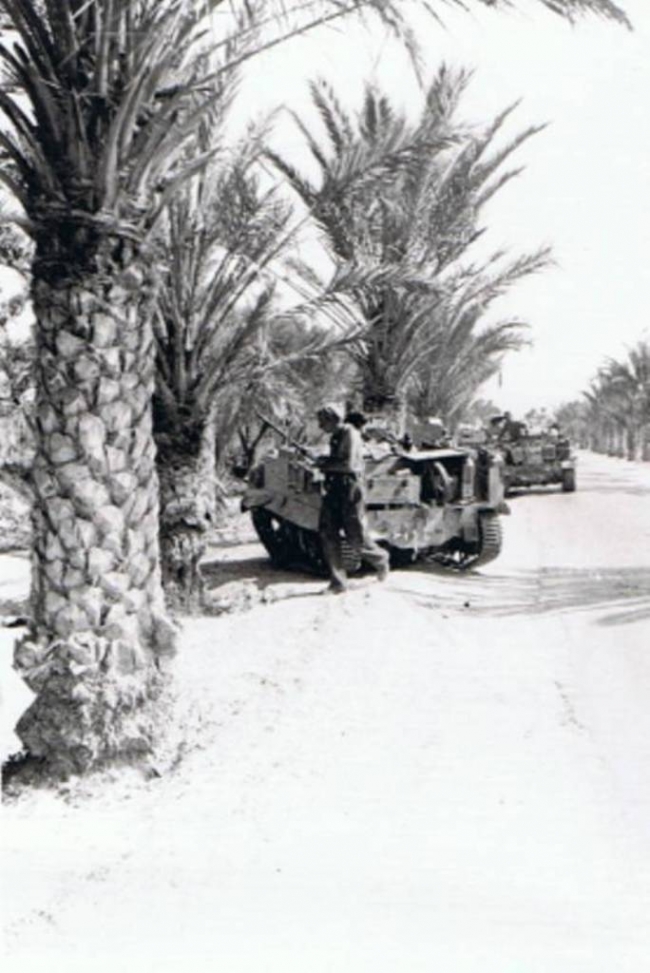 Only Hours from Tripoli..At Azizia The Maori Carriers Leading..