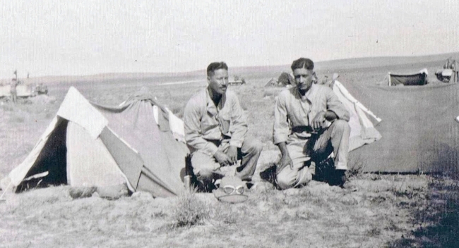 Maori Battalion Protecting An Airfield