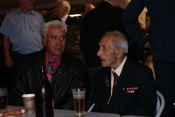 Duddin and Dad, Rotorua RSA, ANZAC Day 2009 