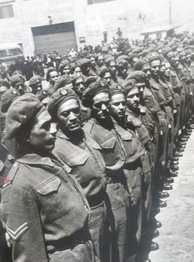 On parade