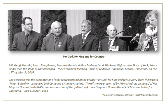 "For God, For King and For Country" - 17 March 2007