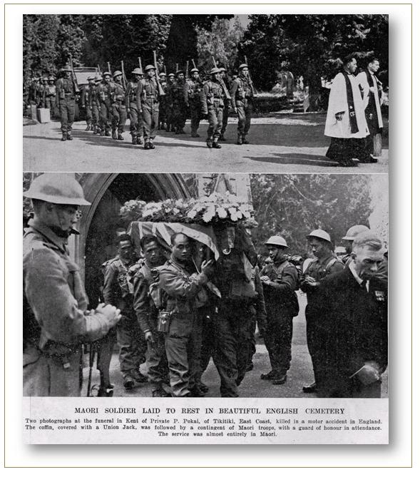 Private Pokai Laid To Rest in Beautiful English Cemetery