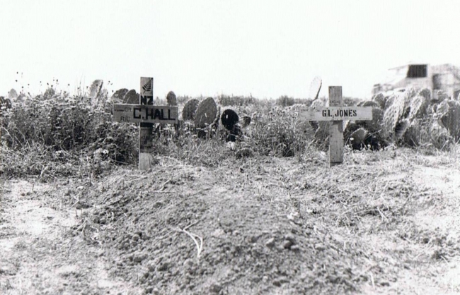 Charles Hall's grave, Tunisia