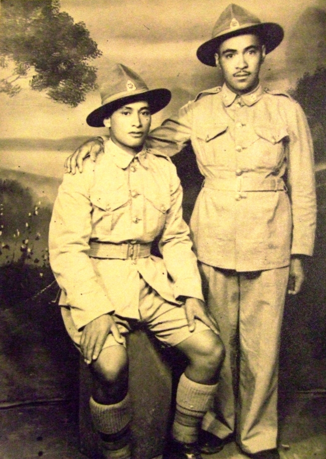 Hori Te Awarau Karaka Tuau and Sonny Maaka Papuni
