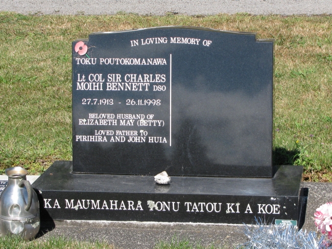 Lt Col Sir Charles Moihi Te Arawaka BENNETT 6121 DSO