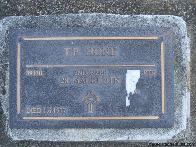 Pte Tepana Papa HONE 39330