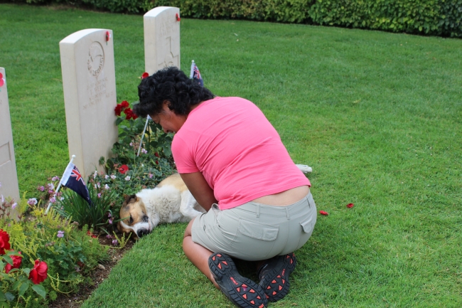 Guardian of Cassino War Cemetry, Cassino Italy