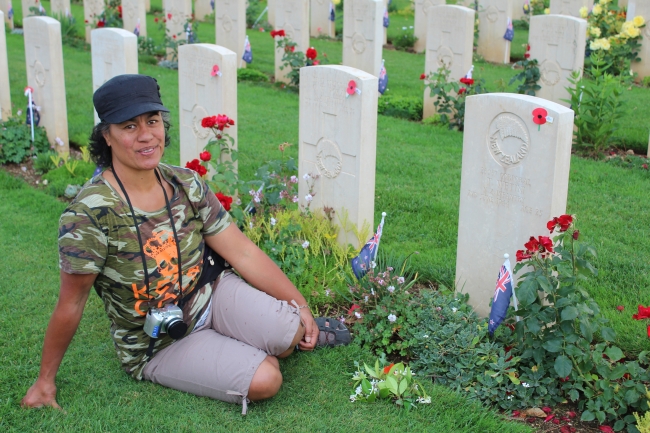 2 June 2014, Corporal Tim Wetini, Cassino War Cemetry