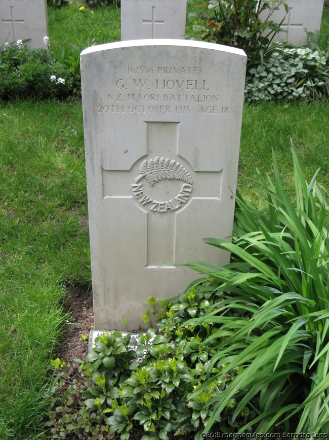 Grave of George Woodward HOVELL 16/556