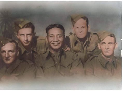 Koro Harry Walker with unknown comrades