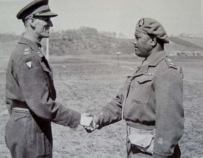 Lt. Col. Peta Awatere MC Gets A DSO..