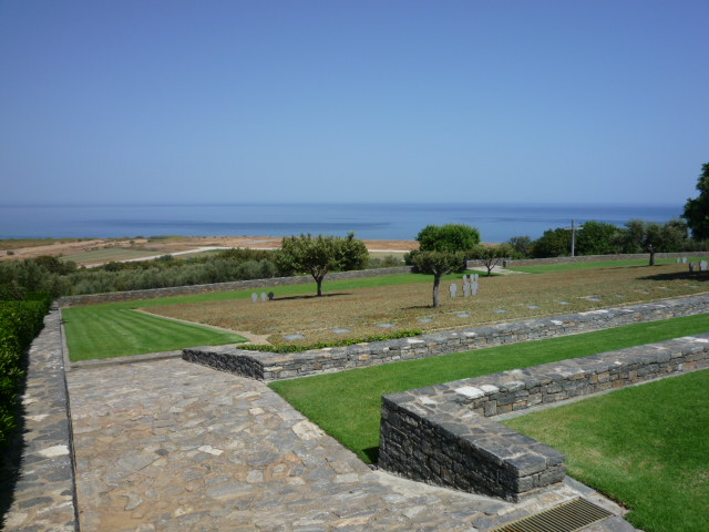 Maleme Airfield, Tiamana Urupa, Kiriti