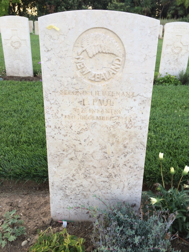 2/Lt Lu Paul