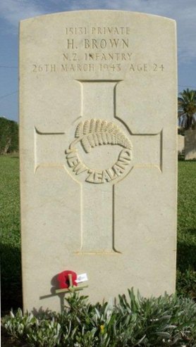 Harvey Brown's grave