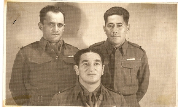 William Macken (left rear) 