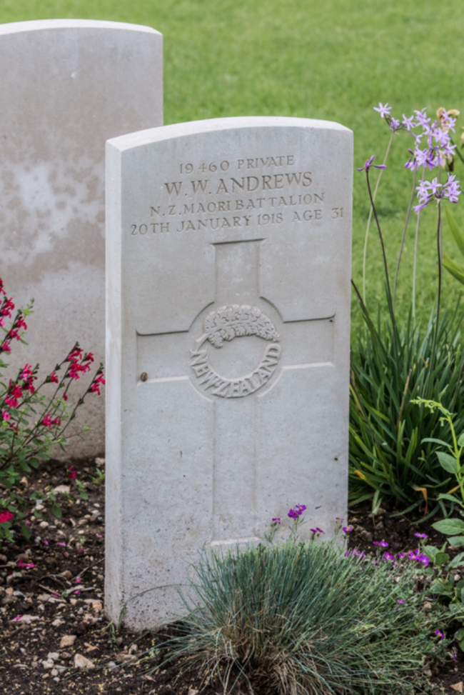 William Andrew's grave