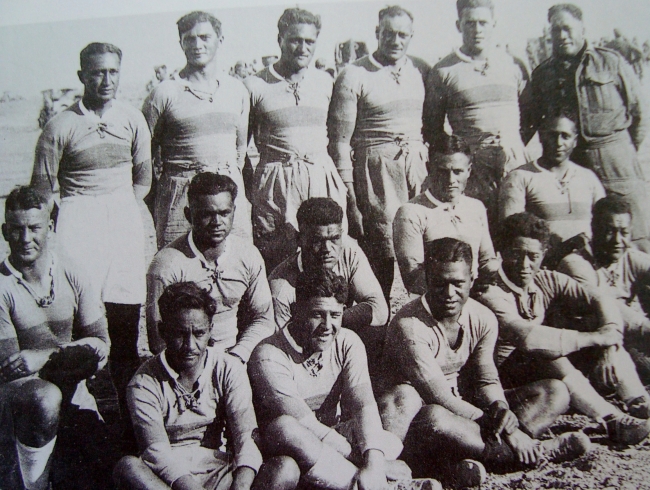 28th Batt..winners of the Freyberg rugby cup at Tripoli..