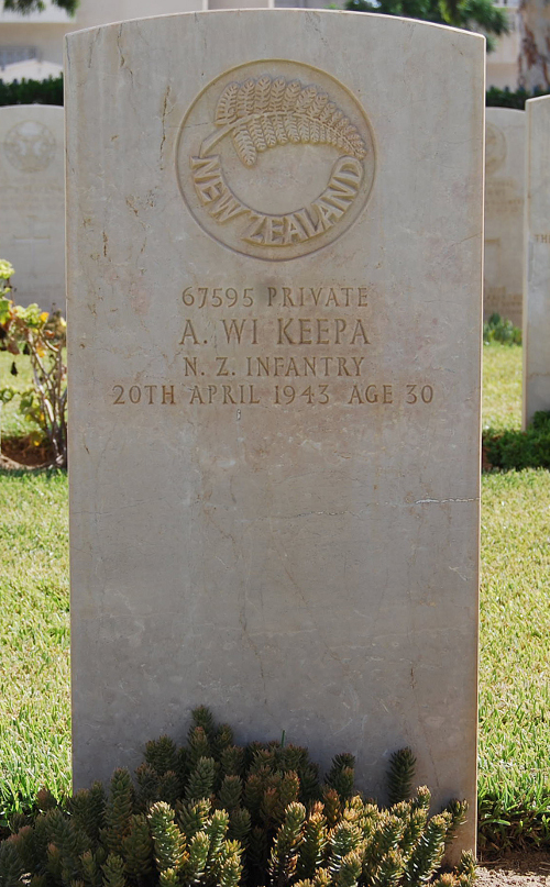 Anania Wi Keepa's grave