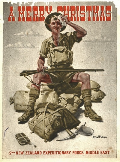New Zealand Division Christmas Card 1942