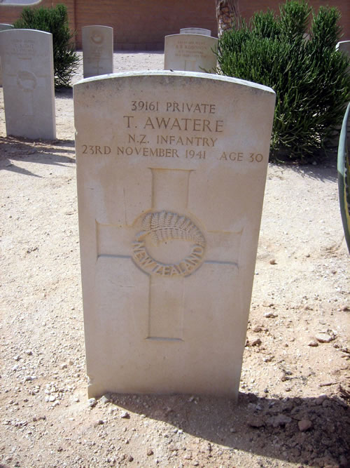 Tamati Awatere's grave