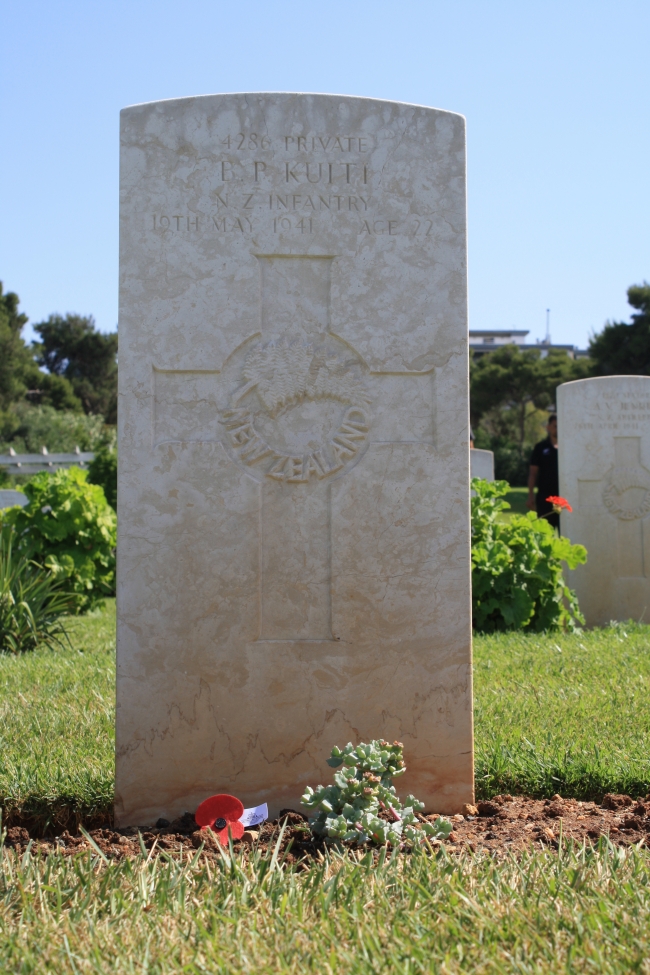 Bertram Patrick Kuiti's grave