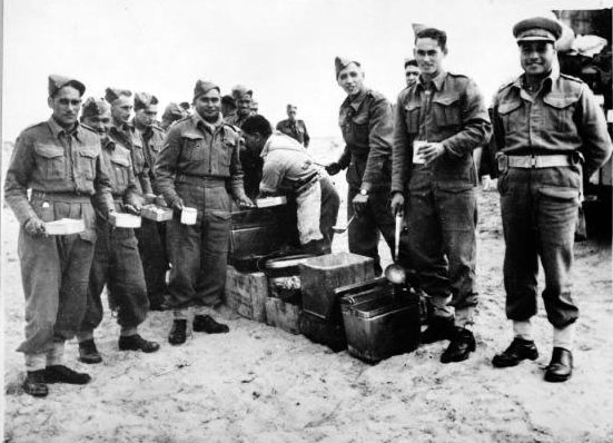 Christmas 1942 at Nofilia, Libya