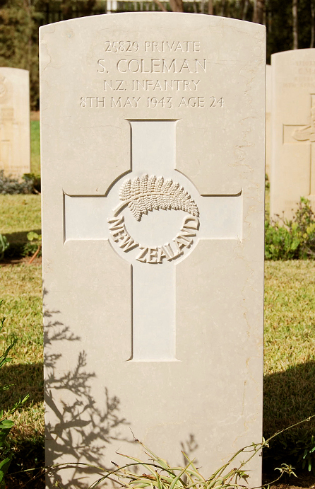 Simon Coleman's grave
