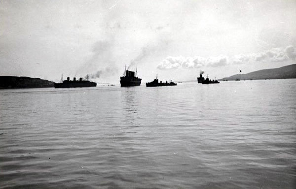 Māori Battalion's arrival in Scotland, 1940