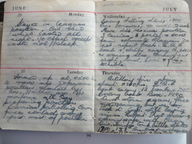  E V Hayward personal diary 1942-minqar qaim..