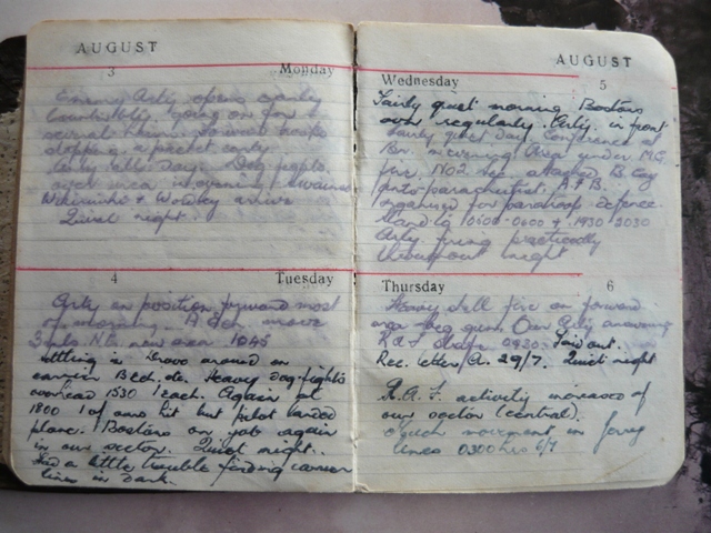E V Hayward personal diary 1942