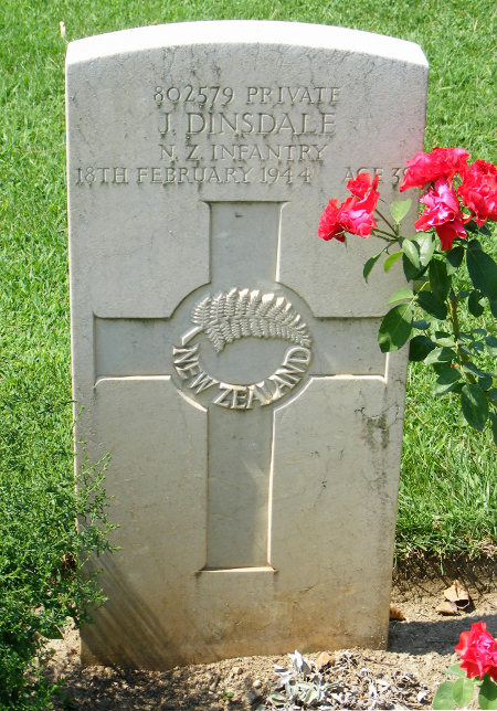 John Dinsdale's grave