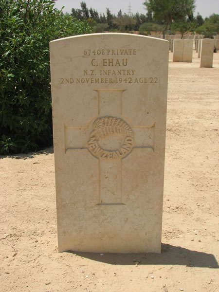 Claude Ehau's grave