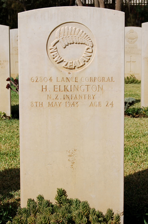 Herbert Elkington's grave