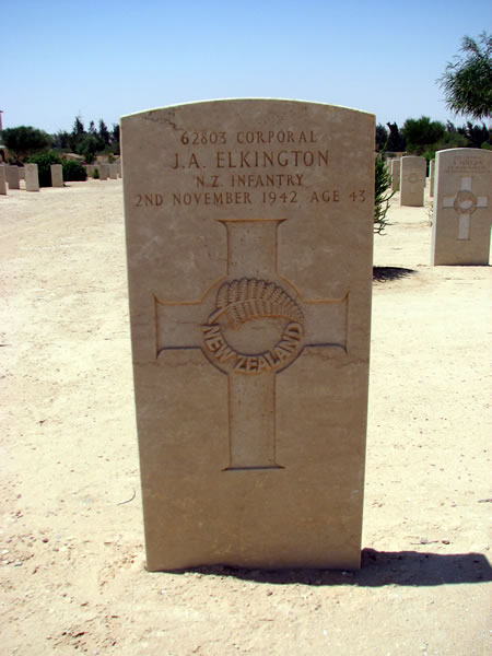 John Arthur Elkington's grave