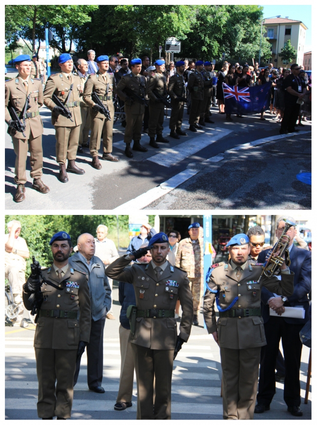 Unveiling of memorial, Faenza