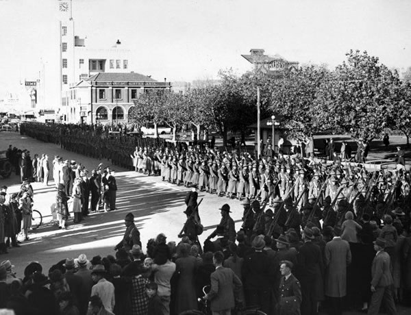 Farewell at Palmerston North, 1940 