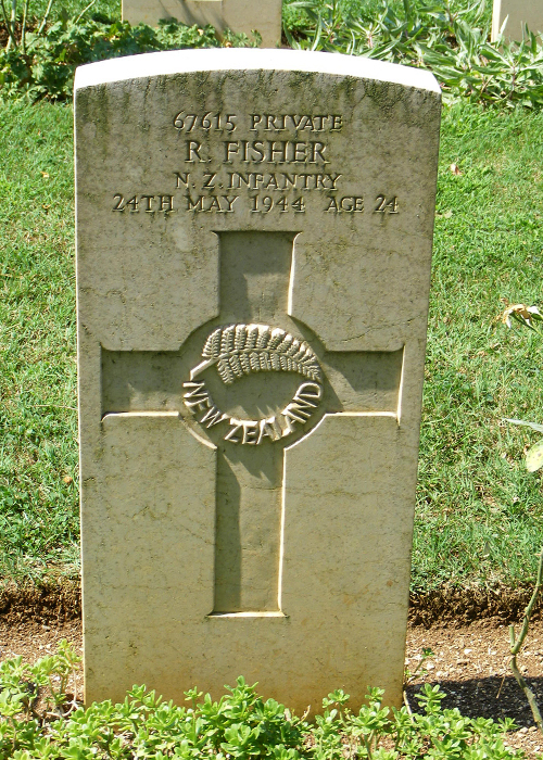 Robert Fisher's grave