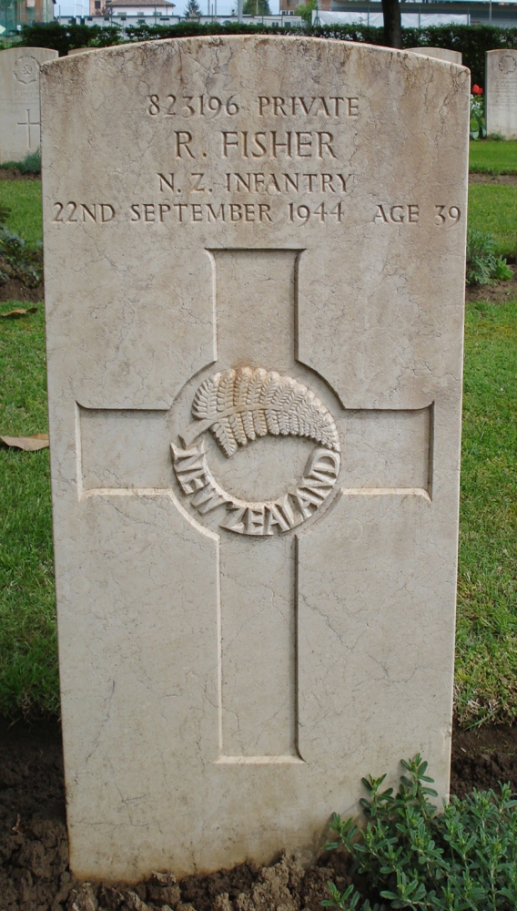 Robert Fisher's grave